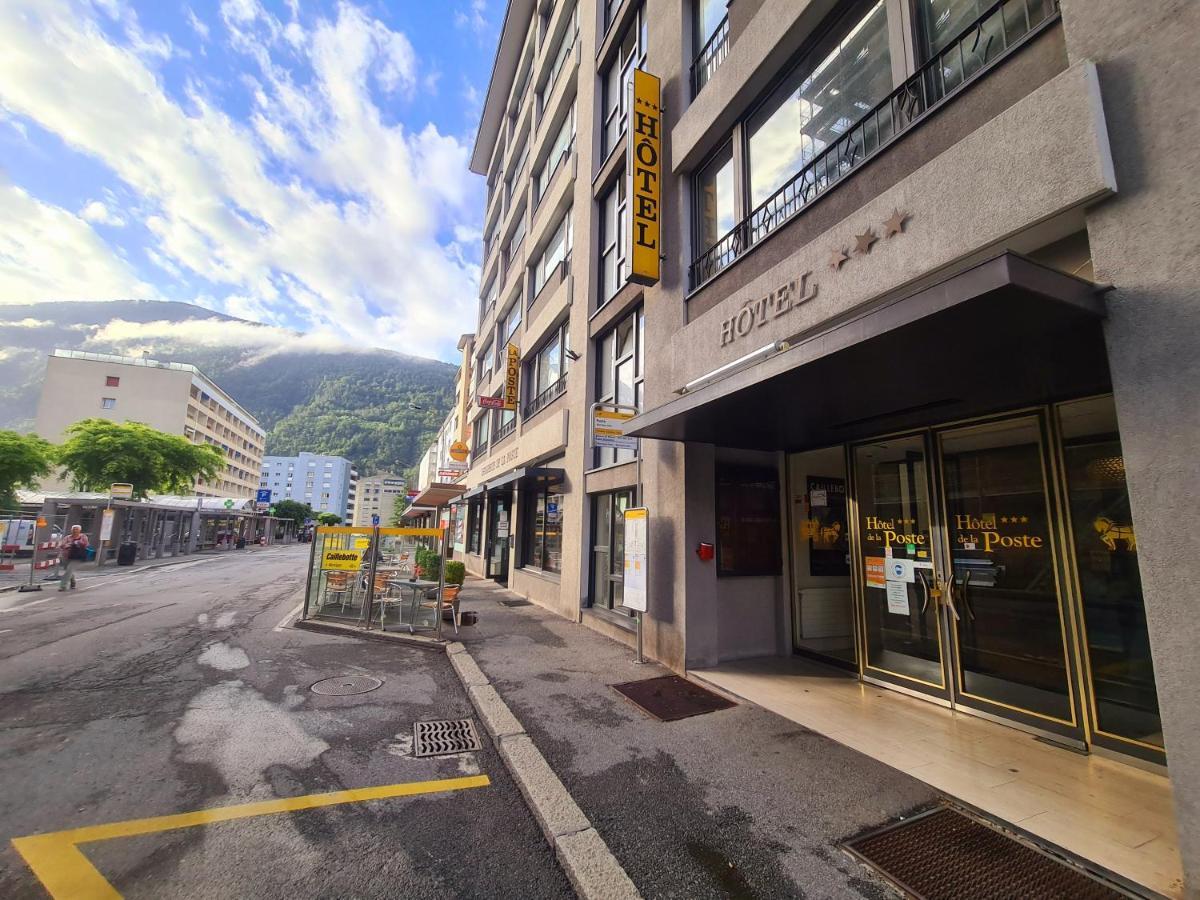 Hotel De La Poste Martigny - City Center Экстерьер фото